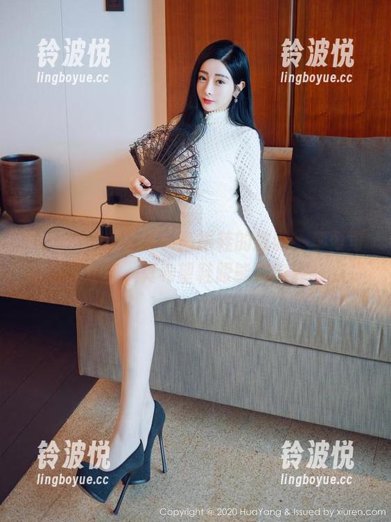 HuaYang花漾-李可可 HuaYang花漾 - 高跟鞋的教训,李可可的图集分享,真希望鞋跟能更牢靠一点。