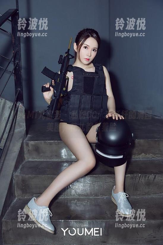 YouMi尤蜜荟 - 私房CC：李纤纤的满园美图，花儿都羞羞脸