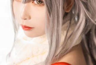 “爱老师phd”女仆风，在线美图就差一声“汪汪”了。