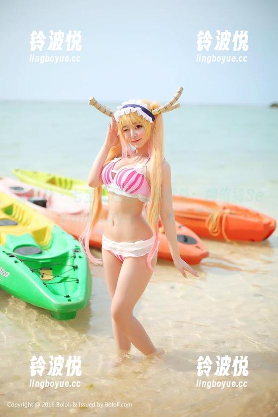 菠萝社 - 七宝大理的写真意外：柳侑绮Sevenbaby与无圣光的相遇