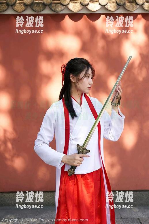 蜜桃社 - 和服写真：如果月音瞳变身和风美少女，传说中的仙女下凡吗？